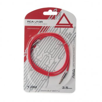 359 р. Кабель jack 3.5 1м AURA AURA rca-j10r  с доставкой в г. Керчь. Увеличить фотографию 1