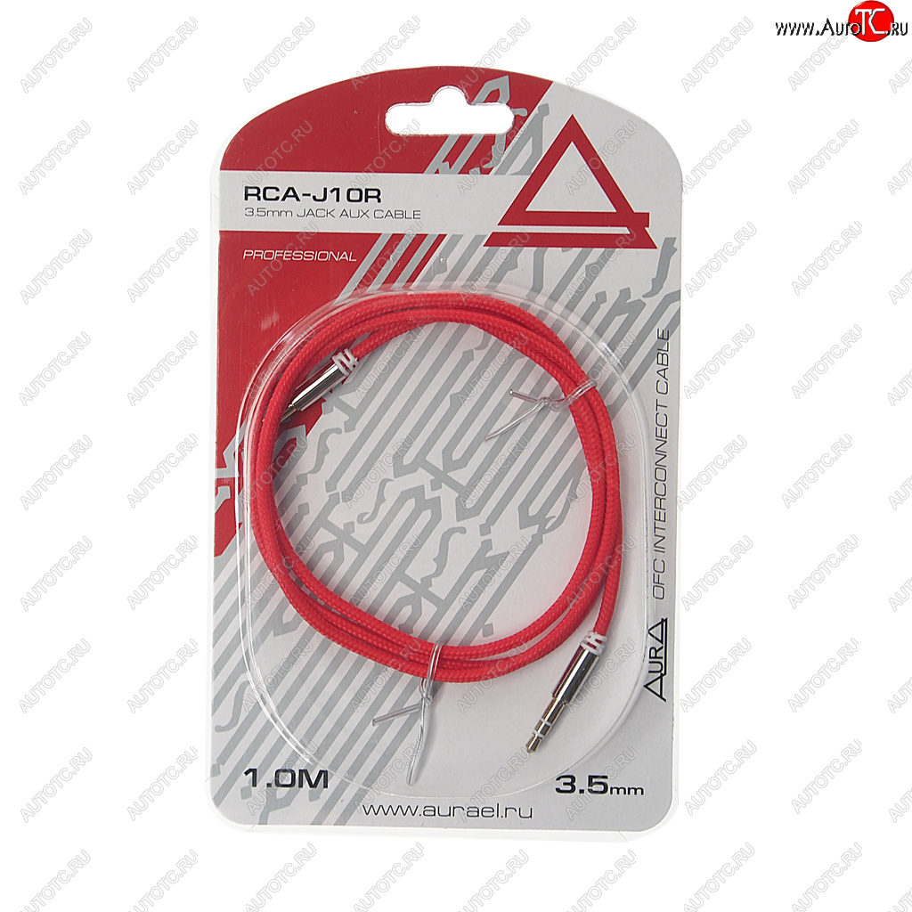 359 р. Кабель jack 3.5 1м AURA AURA rca-j10r  с доставкой в г. Керчь
