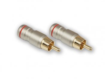 699 р. Штекер RCA комплект 4шт. AURA AURA rca-p614  с доставкой в г. Керчь. Увеличить фотографию 4