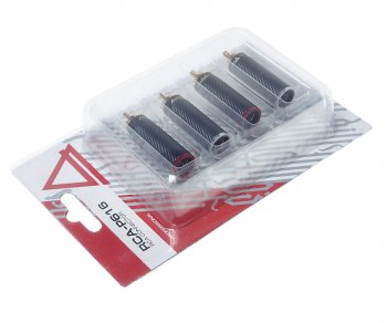 1 069 р. Штекер RCA комплект 4шт. AURA AURA rca-p616  с доставкой в г. Керчь. Увеличить фотографию 2
