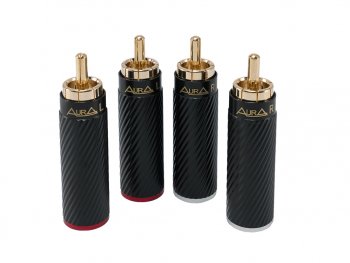 1 069 р. Штекер RCA комплект 4шт. AURA AURA rca-p616  с доставкой в г. Керчь. Увеличить фотографию 3