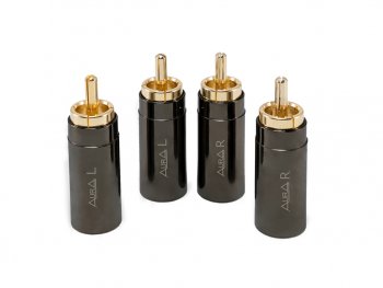 819 р. Штекер RCA комплект 4шт. AURA AURA rca-p618  с доставкой в г. Керчь. Увеличить фотографию 3