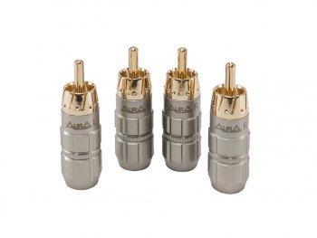 749 р. Штекер RCA комплект 4шт. AURA AURA rca-p619  с доставкой в г. Керчь. Увеличить фотографию 3