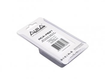 549 р. Переходник RCA-RCA угловой 2шт. AURA AURA rca-p621  с доставкой в г. Керчь. Увеличить фотографию 3