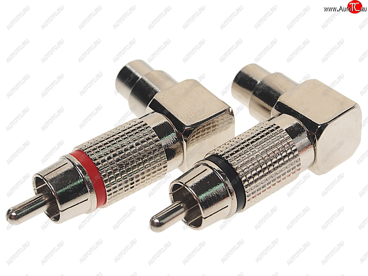 549 р. Переходник RCA-RCA угловой 2шт. AURA AURA rca-p621  с доставкой в г. Керчь