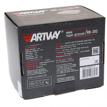 7 999 р. Радар-детектор GPS ARTWAY ARTWAY rd-202 gps  с доставкой в г. Керчь. Увеличить фотографию 4
