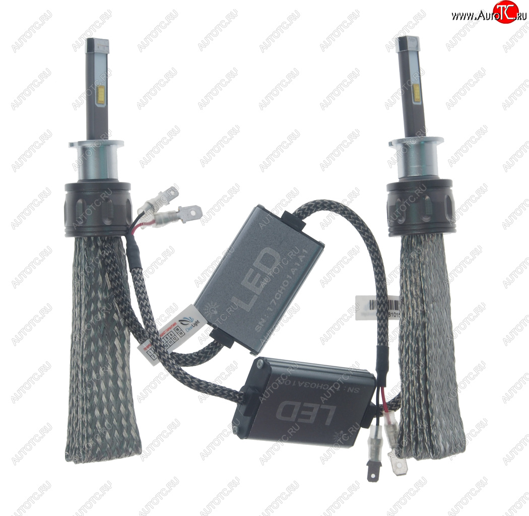 4 799 р. Лампа светодиодная 12V H3 PK22s 7000Lm (2шт.) Type F RECARVER RECARVER rectfled0h3-6canbus  с доставкой в г. Керчь