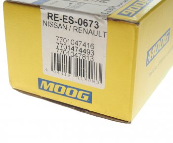 1 199 р. Наконечник рулевой тяги RENAULT Clio,Kangoo,Megane,Scenic правый MOOG MOOG re-es-0673 MOOG re-es-0673  с доставкой в г. Керчь. Увеличить фотографию 4