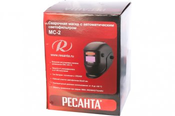 2 599 р. Маска сварщика регулировка затемнения (хамелеон) светофильтр ТСК-4000 92х42 РЕСАНТА РЕСАНТА ресанта мс-2  с доставкой в г. Керчь. Увеличить фотографию 8