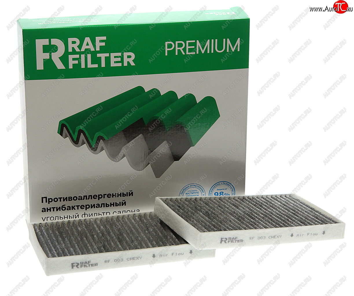 1 239 р. Фильтр воздушный салона CHEVROLET Silverado (99-07) угольный антиаллергенный RAF FILTER RAF FILTER rf003chexy  с доставкой в г. Керчь