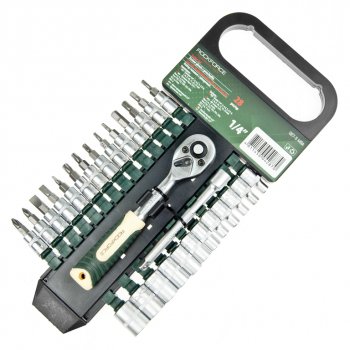 1 539 р. Набор головок торцевых и бит-головок 14 27 предметов ROCKFORCE ROCKFORCE rf-027-5msa  с доставкой в г. Керчь. Увеличить фотографию 1