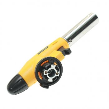529 р. Горелка газовая под цанговый баллон с пьезоподжигом ROCKFORCE ROCKFORCE rf-175gb  с доставкой в г. Керчь. Увеличить фотографию 2