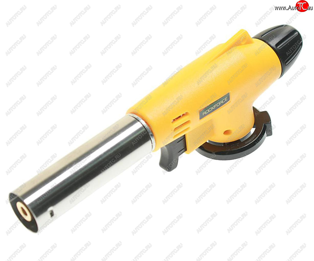 529 р. Горелка газовая под цанговый баллон с пьезоподжигом ROCKFORCE ROCKFORCE rf-175gb  с доставкой в г. Керчь