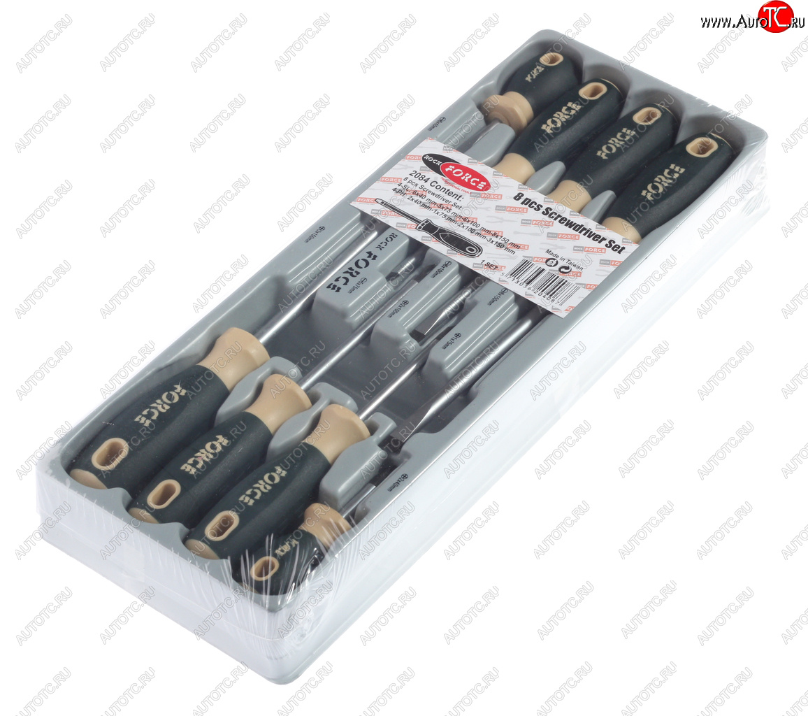 1 799 р. Набор отверток SL 5.6x2.8, PH 1,PH 2x2,PH3 8 предметов ROCKFORCE ROCKFORCE rf-2084 ROCKFORCE rf-2084  с доставкой в г. Керчь