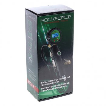 3 589 р. Пистолет для подкачки шин с манометром и шлангом 18Bar ROCKFORCE ROCKFORCE rf-23702  с доставкой в г. Керчь. Увеличить фотографию 5