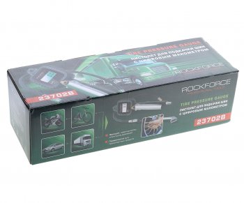 3 989 р. Пистолет для подкачки шин с манометром и шлангом 16Bar ROCKFORCE ROCKFORCE rf-23702b  с доставкой в г. Керчь. Увеличить фотографию 5
