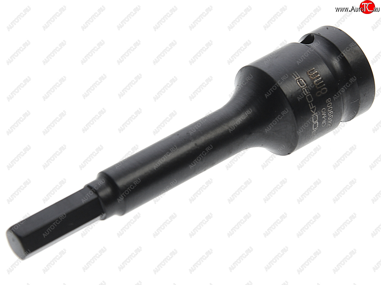 539 р. Бита-головка 12 HEX H8 L=100мм ударная ROCKFORCE ROCKFORCE rf-2409008  с доставкой в г. Керчь