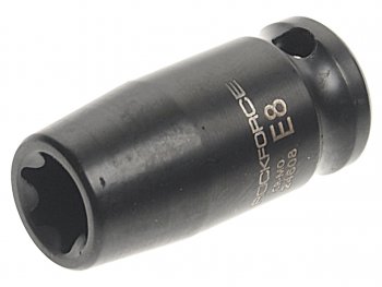 172 р. Головка торцевая 14 TORX E8 ударная ROCKFORCE ROCKFORCE rf-24608  с доставкой в г. Керчь. Увеличить фотографию 1