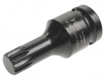 399 р. Бита-головка 12 SPLINE M14 ударная ROCKFORCE ROCKFORCE rf-24806014  с доставкой в г. Керчь. Увеличить фотографию 1