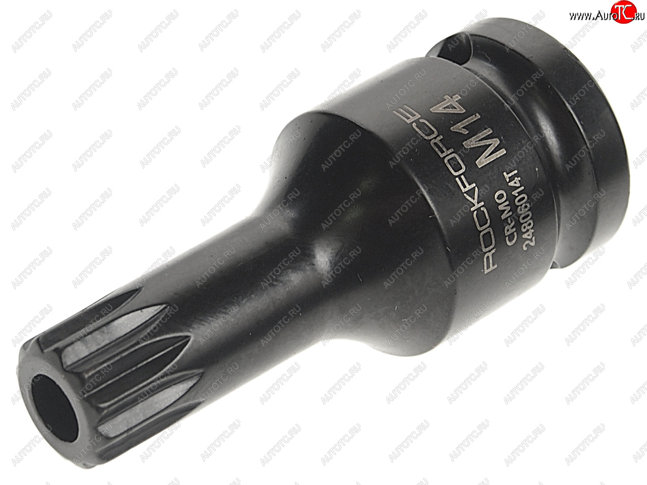 399 р. Бита-головка 12 SPLINE M14 с отверстием ударная ROCKFORCE ROCKFORCE rf-24806014t  с доставкой в г. Керчь