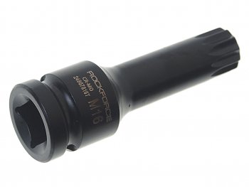 399 р. Бита-головка 1/2 SPLINE M16 с отверстием ударная глубокая ROCKFORCE ROCKFORCE rf-24807816t ROCKFORCE rf-24807816t  с доставкой в г. Керчь. Увеличить фотографию 2