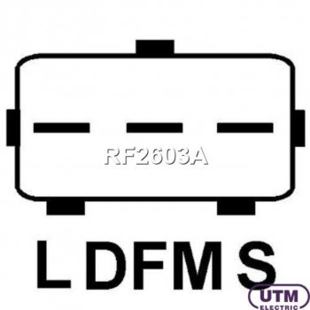 1 799 р. Реле регулятор напряжения FORD Maverick (01-08) UTM UTM rf2603a  с доставкой в г. Керчь. Увеличить фотографию 3