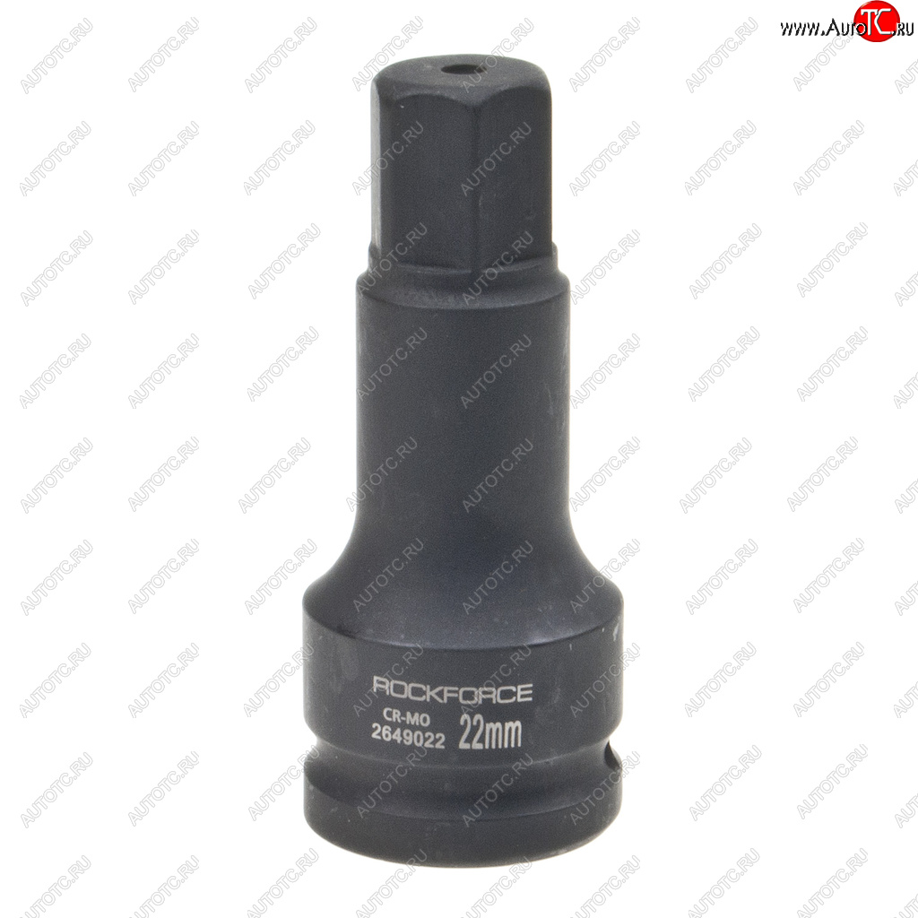 879 р. Головка торцевая 34 22мм ударная удлиненная L=100мм ROCKFORCE ROCKFORCE rf-2649022  с доставкой в г. Керчь