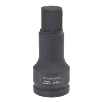 979 р. Головка торцевая 34 24мм ударная удлиненная L=100мм ROCKFORCE ROCKFORCE rf-2649024  с доставкой в г. Керчь. Увеличить фотографию 1