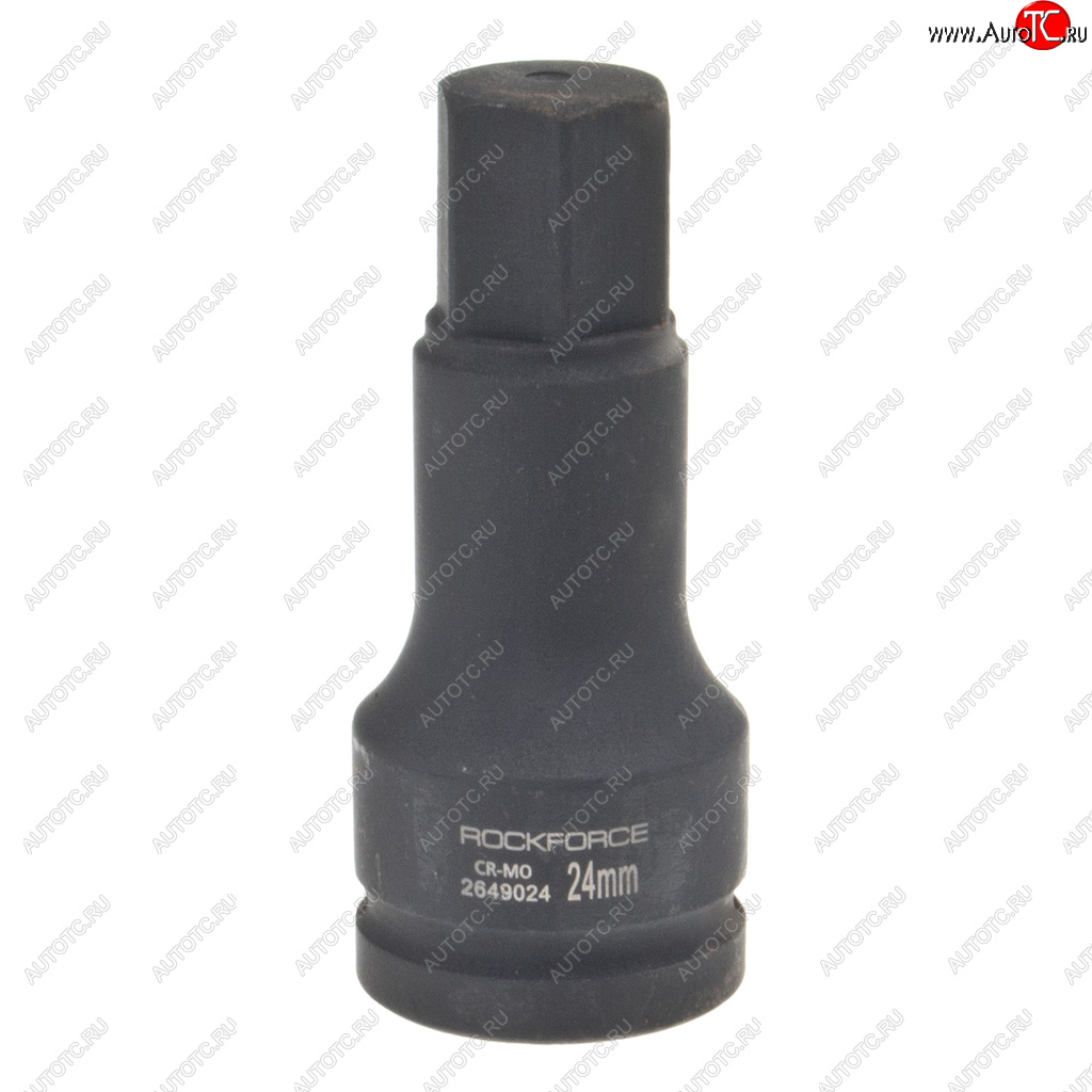 979 р. Головка торцевая 34 24мм ударная удлиненная L=100мм ROCKFORCE ROCKFORCE rf-2649024  с доставкой в г. Керчь