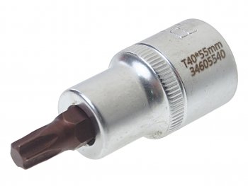 210 р. Бита-головка 1/2 TORX T40х55мм Premium ROCKFORCE ROCKFORCE rf-34605540pr ROCKFORCE rf-34605540pr  с доставкой в г. Керчь. Увеличить фотографию 1