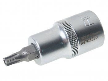 184 р. Бита-головка 12 TORX T30х55мм с отверстием ROCKFORCE ROCKFORCE rf-34705530  с доставкой в г. Керчь. Увеличить фотографию 1