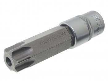 569 р. Бита-головка 12 TORX T100х100мм с отверстием ROCKFORCE ROCKFORCE rf-347100100  с доставкой в г. Керчь. Увеличить фотографию 1