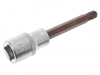 289 р. Бита-головка 12 TORX T45х100мм с отверстием Premium ROCKFORCE ROCKFORCE rf-34710045pr  с доставкой в г. Керчь. Увеличить фотографию 2
