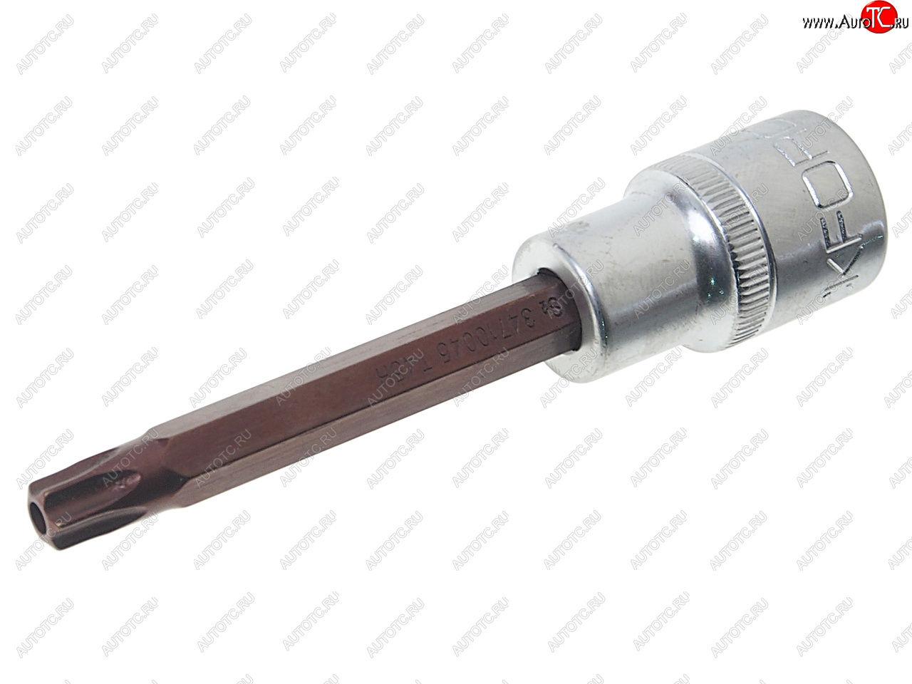 289 р. Бита-головка 12 TORX T45х100мм с отверстием Premium ROCKFORCE ROCKFORCE rf-34710045pr  с доставкой в г. Керчь