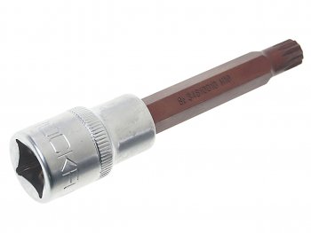 242 р. Бита-головка 12 SPLINE M10х100мм Premium ROCKFORCE ROCKFORCE rf-34810010pr  с доставкой в г. Керчь. Увеличить фотографию 2
