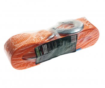 Трос буксировочный 3.5т 4м ленточный (крюк-крюк) ROCKFORCE ROCKFORCE rf-3500-4