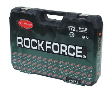 12 399 р. Набор головок торцевых и бит-головок 1/4,3/8,1/2 172 предмета ROCKFORCE ROCKFORCE rf-41723-5 ROCKFORCE rf-41723-5  с доставкой в г. Керчь. Увеличить фотографию 4