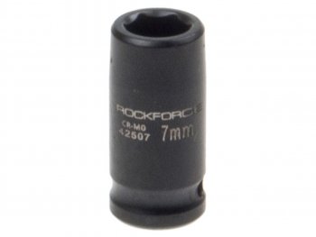 119 р. Головка торцевая 14 7мм ударная L=35мм ROCKFORCE ROCKFORCE rf-42507  с доставкой в г. Керчь. Увеличить фотографию 1