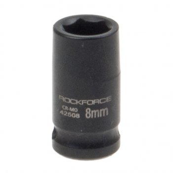 130 р. Головка торцевая 14 8мм ударная L=35мм ROCKFORCE ROCKFORCE rf-42508  с доставкой в г. Керчь. Увеличить фотографию 1