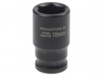 134 р. Головка торцевая 14 10мм ударная L=35мм ROCKFORCE ROCKFORCE rf-42510  с доставкой в г. Керчь. Увеличить фотографию 1