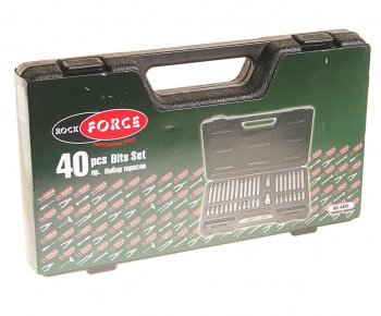 1 999 р. Набор бит 12 38 TORX T20-55 HEX H4-12мм SPLINE M5-12 2 держателя 40 предметов в кейсе ROCKFORCE ROCKFORCE rf-4401  с доставкой в г. Керчь. Увеличить фотографию 3