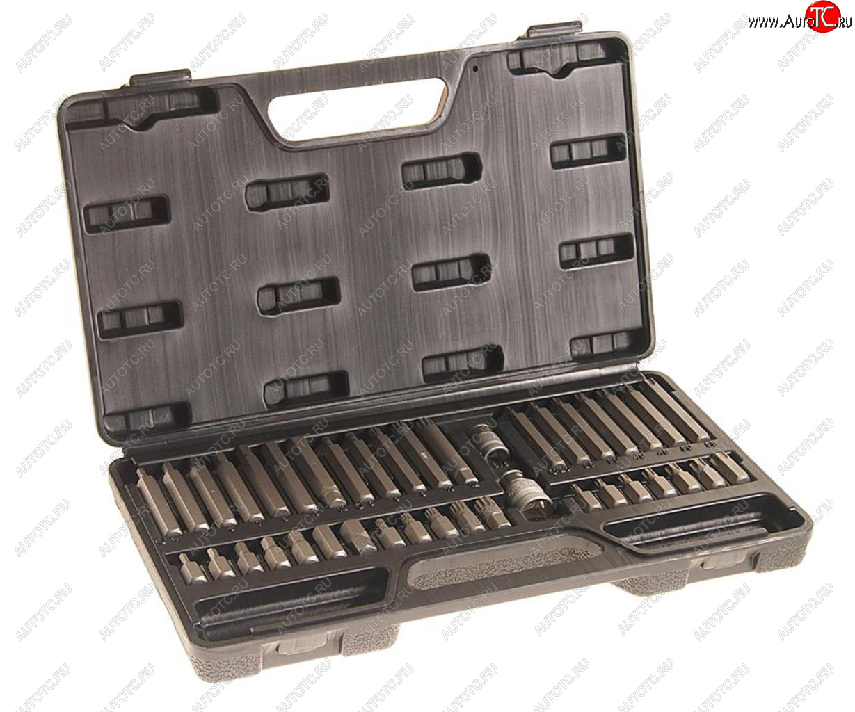 1 999 р. Набор бит 12 38 TORX T20-55 HEX H4-12мм SPLINE M5-12 2 держателя 40 предметов в кейсе ROCKFORCE ROCKFORCE rf-4401  с доставкой в г. Керчь