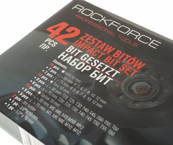 2 999 р. Набор бит Т20-60 H4-H12 М5-12 с держателем 42 предмета в кейсе ROCKFORCE ROCKFORCE rf-4421  с доставкой в г. Керчь. Увеличить фотографию 6