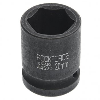 218 р. Головка торцевая 12 20мм ударная L=40мм ROCKFORCE ROCKFORCE rf-44520  с доставкой в г. Керчь. Увеличить фотографию 1