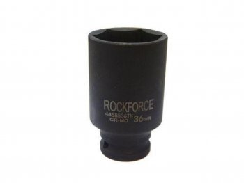 719 р. Головка торцевая 12 36мм ударная высокая тонкостенная ROCKFORCE ROCKFORCE rf-4458536th  с доставкой в г. Керчь. Увеличить фотографию 1