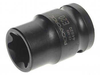198 р. Головка торцевая 12 TORX E20 ударная ROCKFORCE ROCKFORCE rf-44620  с доставкой в г. Керчь. Увеличить фотографию 1