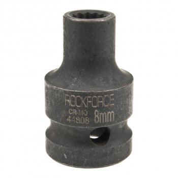 152 р. Головка торцевая 12 08мм 12-ти гранная ударная L=39мм ROCKFORCE ROCKFORCE rf-44808  с доставкой в г. Керчь. Увеличить фотографию 1