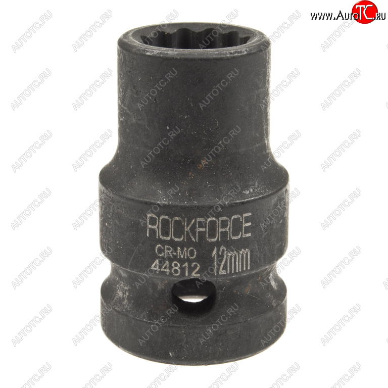 152 р. Головка торцевая 12 12мм 12-ти гранная ударная L=39мм ROCKFORCE ROCKFORCE rf-44812  с доставкой в г. Керчь