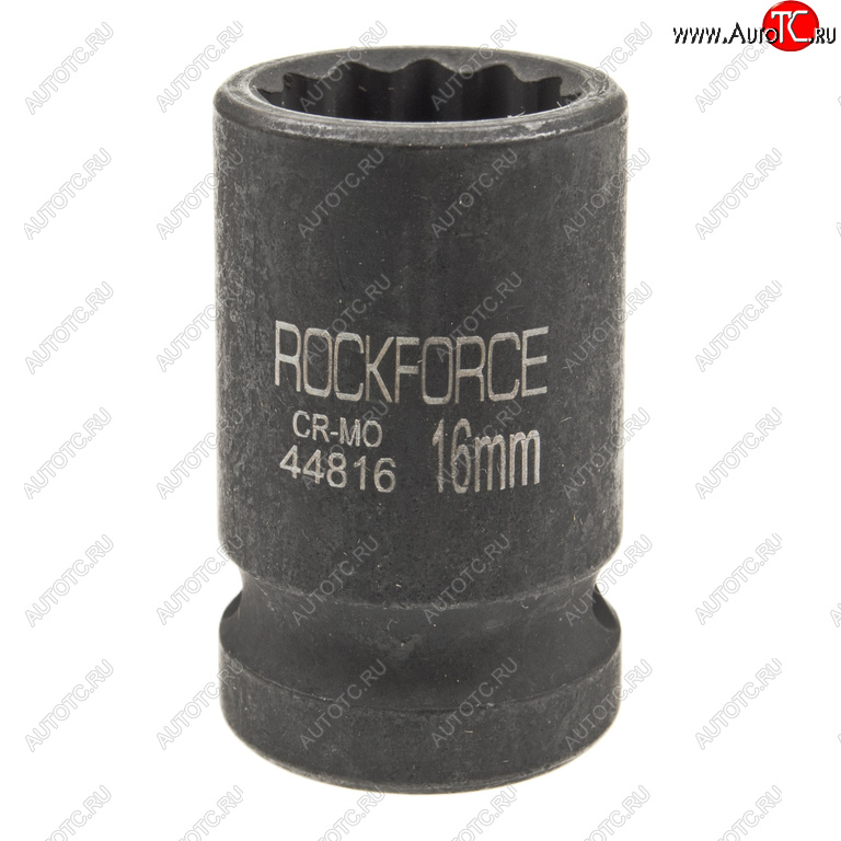 171 р. Головка торцевая 12 16мм 12-ти гранная ударная L=58мм ROCKFORCE ROCKFORCE rf-44816  с доставкой в г. Керчь