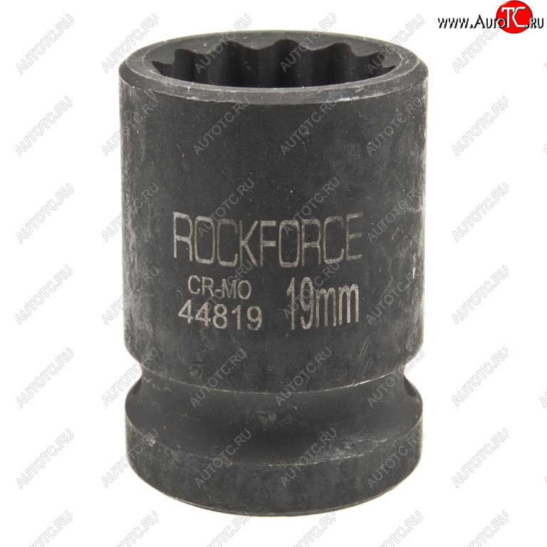 220 р. Головка торцевая 12 19мм 12-ти гранная ударная L=58мм ROCKFORCE ROCKFORCE rf-44819  с доставкой в г. Керчь